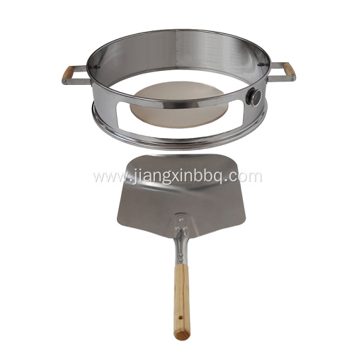 14 Inch Aluminium Pizza Shovel With Wooden Handle